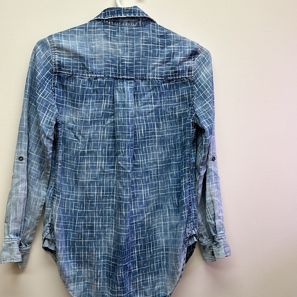Tribal Jean button up longsleeve blue/white fade XS - Picture 4 of 4